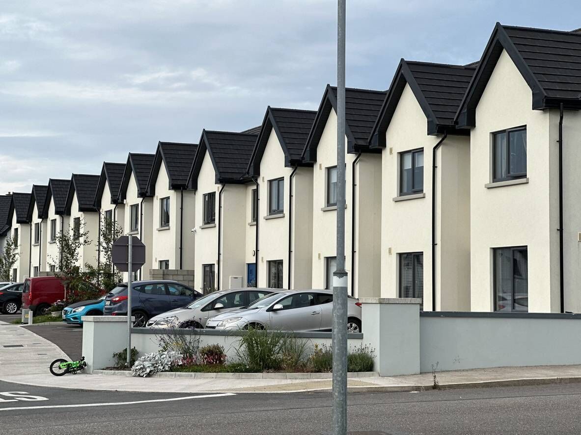 Newly built houses in Youghal, Co Cork. Newly built houses in Youghal, Co Cork.