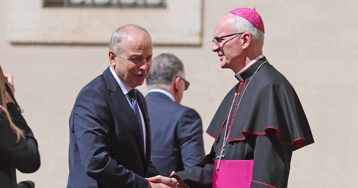 Micheál Martin arrives at Vatican for meeting with Pope Leo