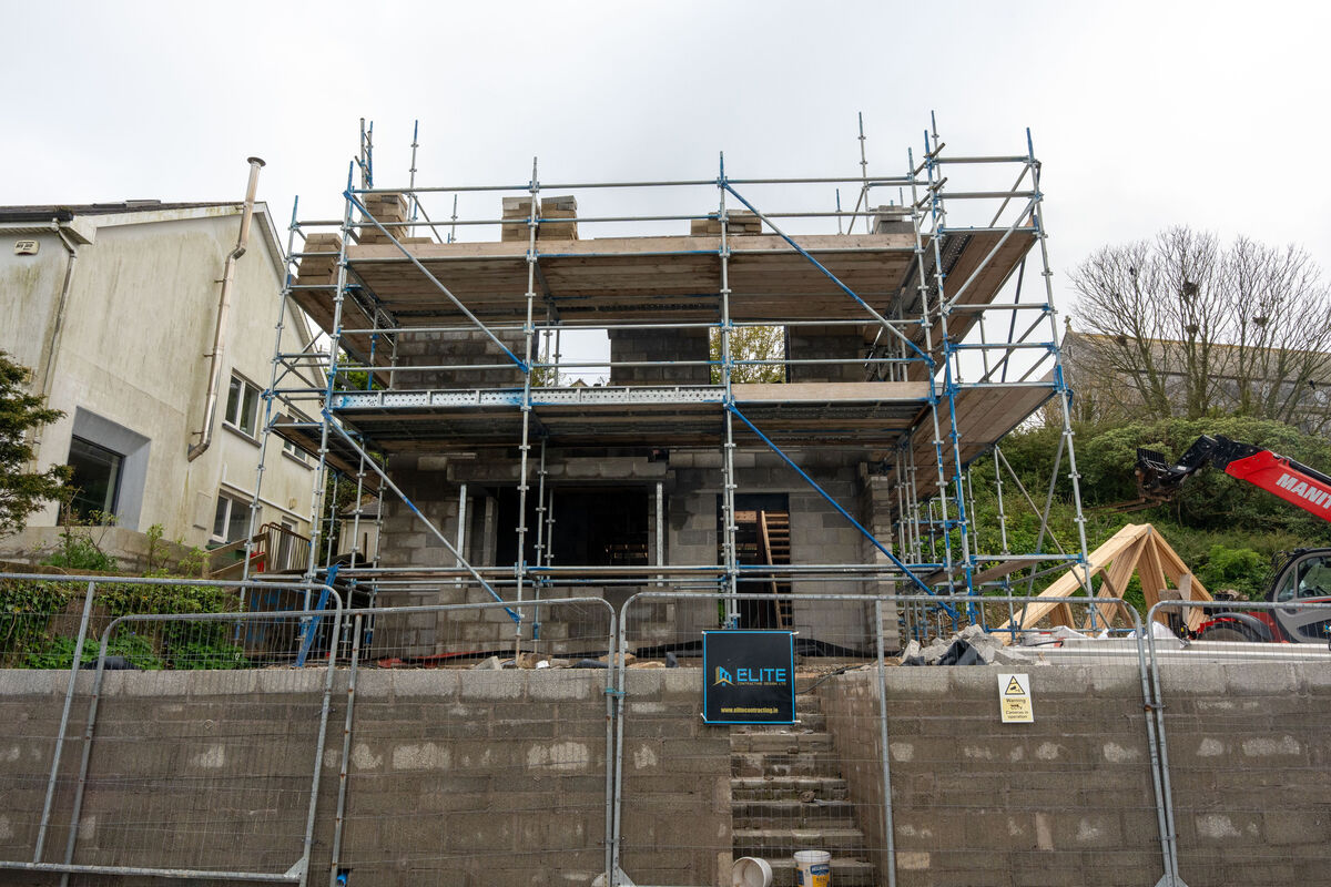 A private sea-facing dwelling under construction in Ballycotton. Picture: Noel Sweeney