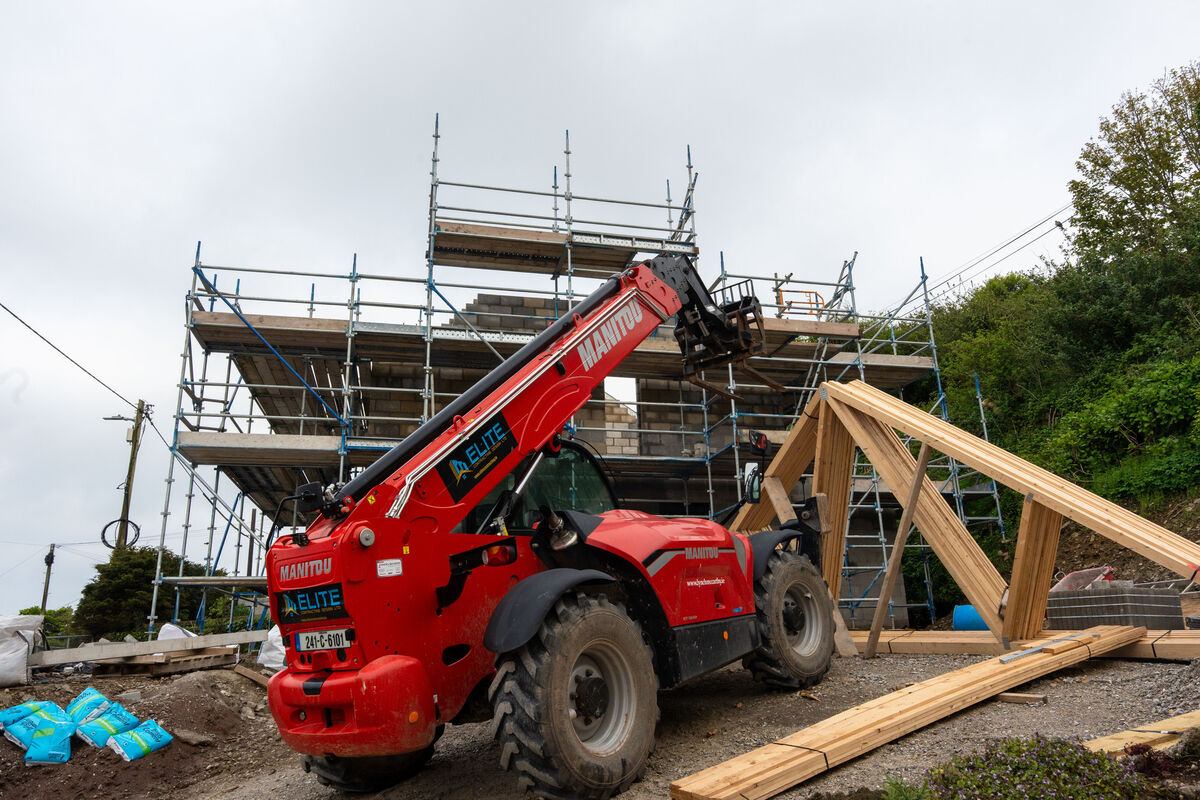 A private sea-facing dwelling under construction in Ballycotton. Picture: Noel Sweeney