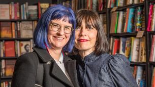 <p>Aoife Bhreatnach with author Doireann Ní Ghríofa at the launch her new book Said the Dead, at Waterstones, Cork, on Thursday. Picture: David Creedon</p> <p>Aoife Bhreatnach with author Doireann Ní Ghríofa at the launch her new book Said the Dead, at Waterstones, Cork, on Thursday. Picture: David Creedon</p>