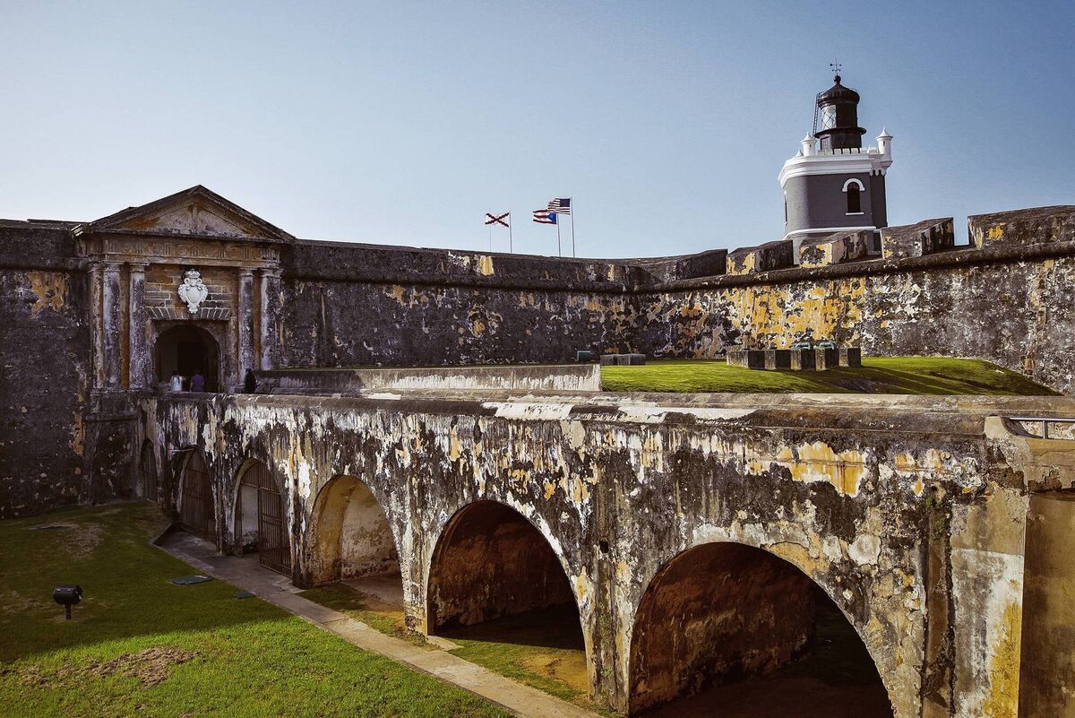 Inside the historic Morro Fort Inside the historic Morro Fort