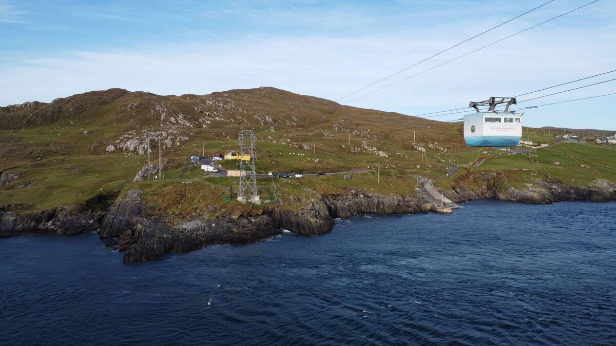 JJ O'Sullivan Beara clan gathering is within a short walk of the Dursey Island cable car