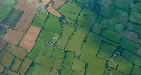 iStock-1212485607.jpg landscape of ireland seen from the sky, wild nature