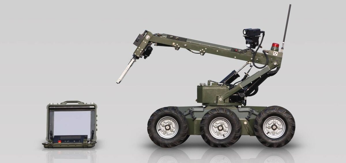 One of the services being offered by Reamda in Tralee is a complete electronics refit of HOBO unit which has been used for bomb disposal in over 22 countries since the 1970s. Picture: Reamda