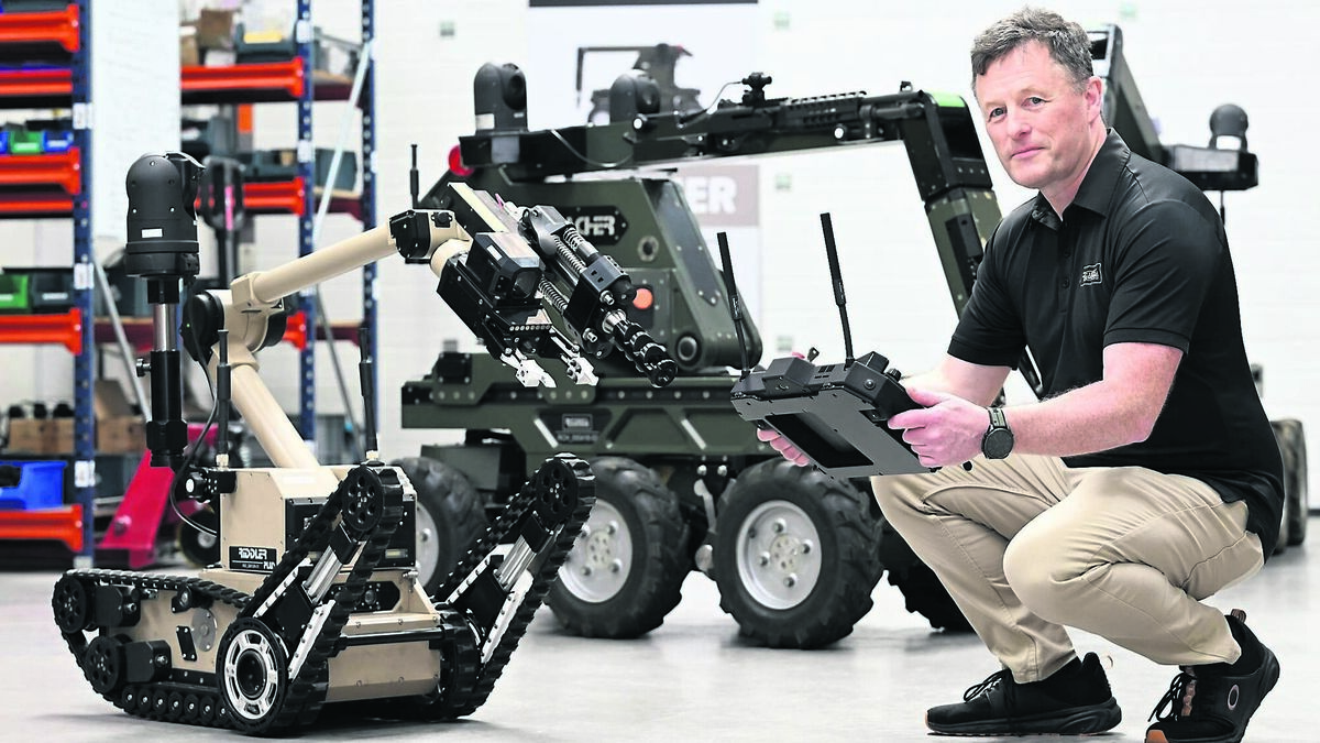 Guns N' Robots: Kerry man builds bomb disposal robots after his explosive beginning