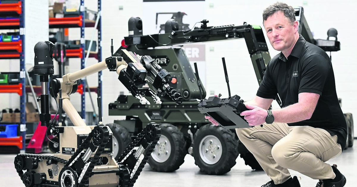 Guns N' Robots: Kerry man builds bomb disposal robots after his explosive beginning