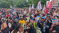 Yves Sakila protest