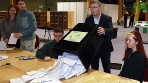 <p>A ballot box is opened as counting begins for the Dublin Central by-election at the RDS, Dublin. Picture: Conor O Mearain/PA Wire</p> <p>A ballot box is opened as counting begins for the Dublin Central by-election at the RDS, Dublin. Picture: Conor O Mearain/PA Wire</p>