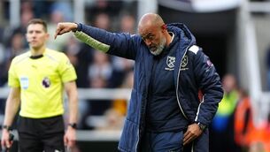 <p>HEADING DOWN?: West Ham United manager Nuno Espirito Santo gestures on the touchline during the Premier League match at St James' Park, Newcastle upon Tyne. Picture date: Sunday May 17, 2026. PA Photo. Photo credit should read: Owen Humphreys/PA Wire</p> <p>HEADING DOWN?: West Ham United manager Nuno Espirito Santo gestures on the touchline during the Premier League match at St James' Park, Newcastle upon Tyne. Picture date: Sunday May 17, 2026. PA Photo. Photo credit should read: Owen Humphreys/PA Wire</p>
