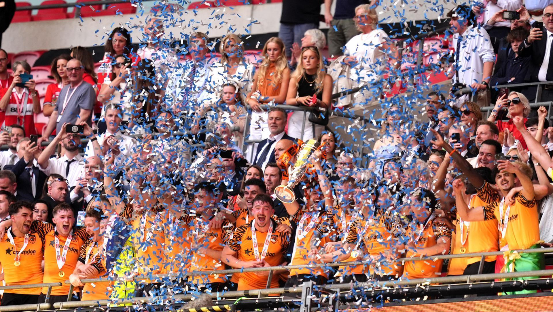 'Dad got us over the line' – Captain Coyle pays emotional tribute as Tigers roar into top flight