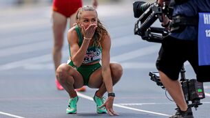 <p>FLYING IT: Ireland’s Sharlene Mawdsley is in stellar form. Pic: INPHO/Laszlo Geczo</p> <p>FLYING IT: Ireland’s Sharlene Mawdsley is in stellar form. Pic: INPHO/Laszlo Geczo</p>