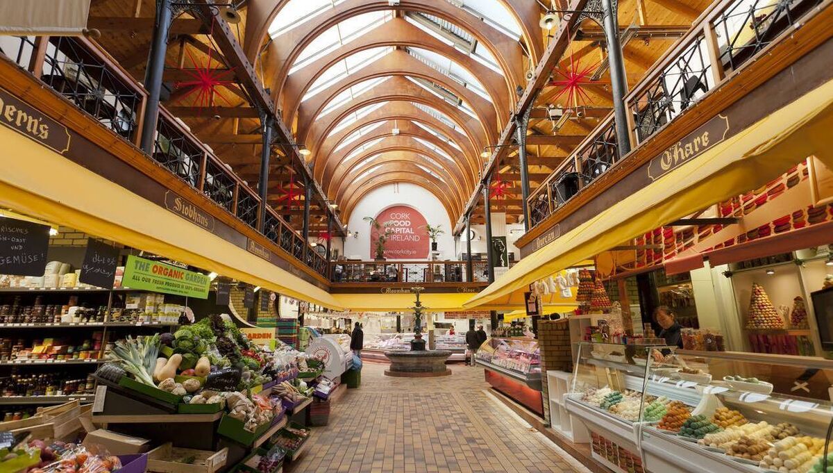 The English Market in Cork City. One of the oldest markets of its kind, having started in 1788, the market has recently seen a new lease of life, having become a hub for high quality fresh and foreign foods.