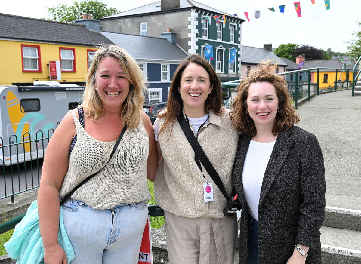  Helen Collis, Siobhán Jeffery,  and Elaine Kennedy at the Fastnet Film Festival.