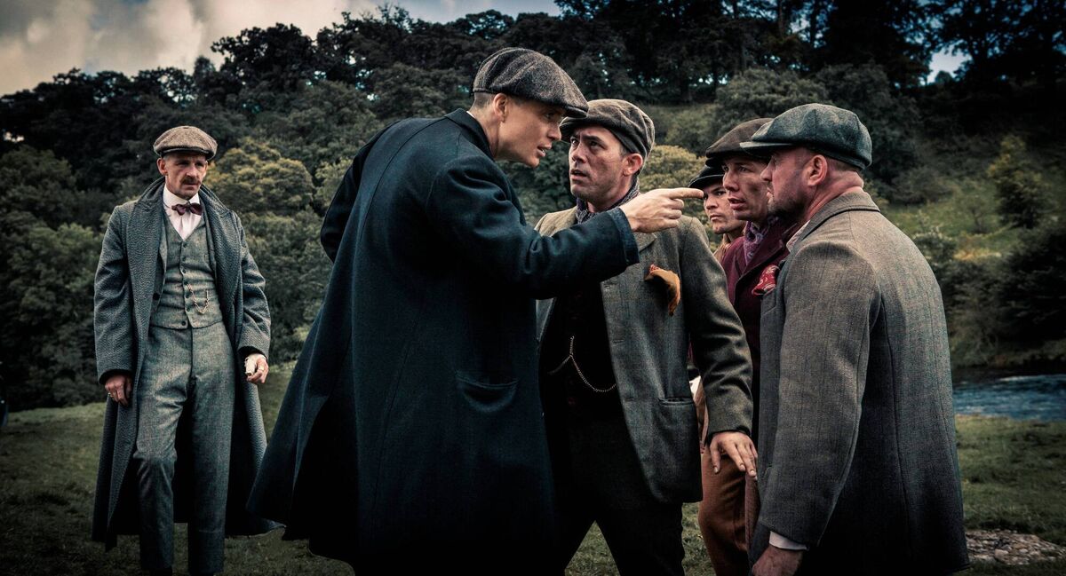Cillian Murphy in an early season of Peaky Blinders. 