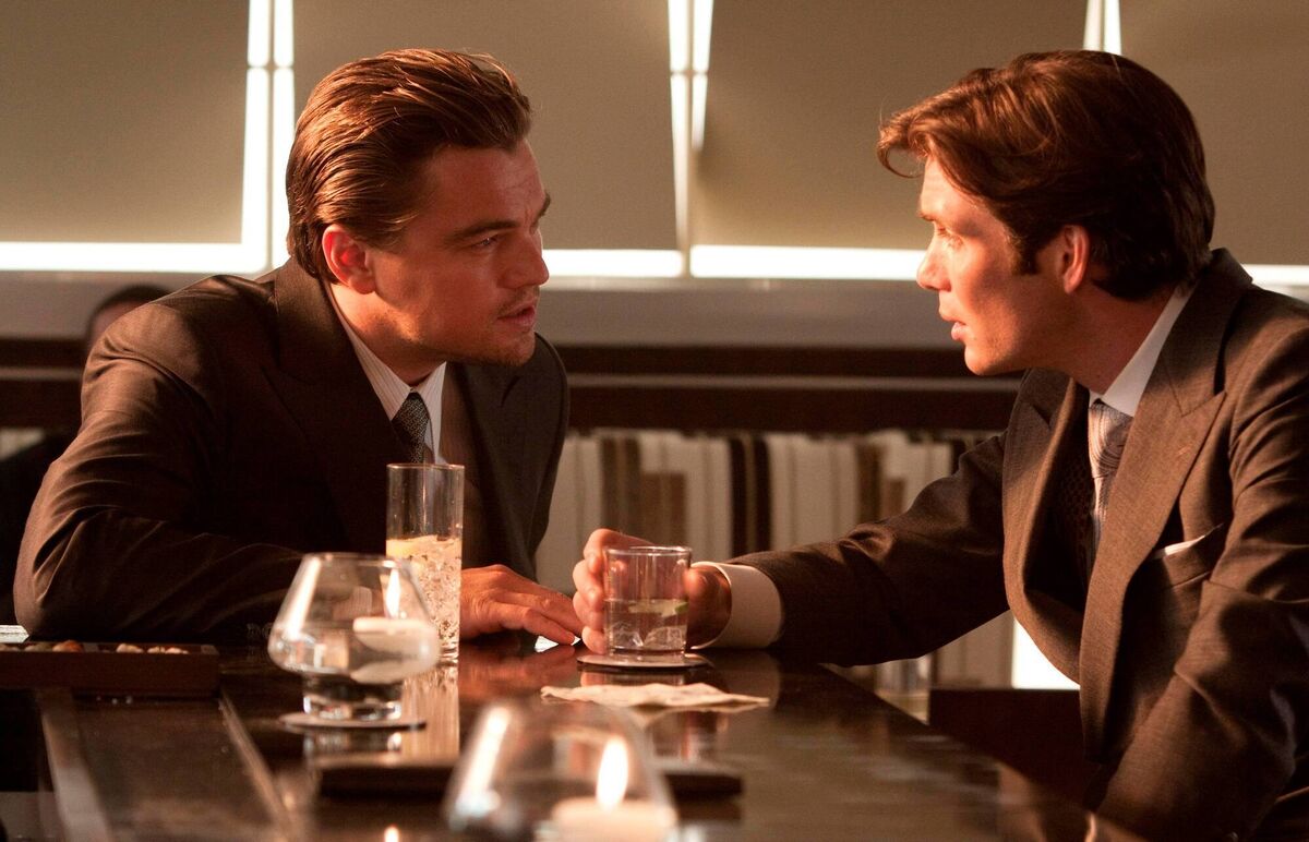 Leonardo DiCaprio and Cillian Murphy in Inception. 