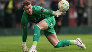 <p>Cork City goalkeeper Conor Brann during the SSE Airtricity Men’s First Division match between Cork City and UCD at Turner's Cross in Cork. Photo by Michael P Ryan/Sportsfile</p>