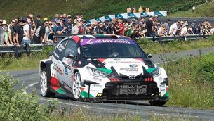 <p>Moira's William Creighton (Toyota GR Yaris Rally2). Pic: Martin Walsh. </p> <p>Moira's William Creighton (Toyota GR Yaris Rally2). Pic: Martin Walsh. </p>