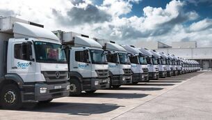 <p>Sysco Ireland rebranded trucks</p> <p>Sysco Ireland rebranded trucks</p>