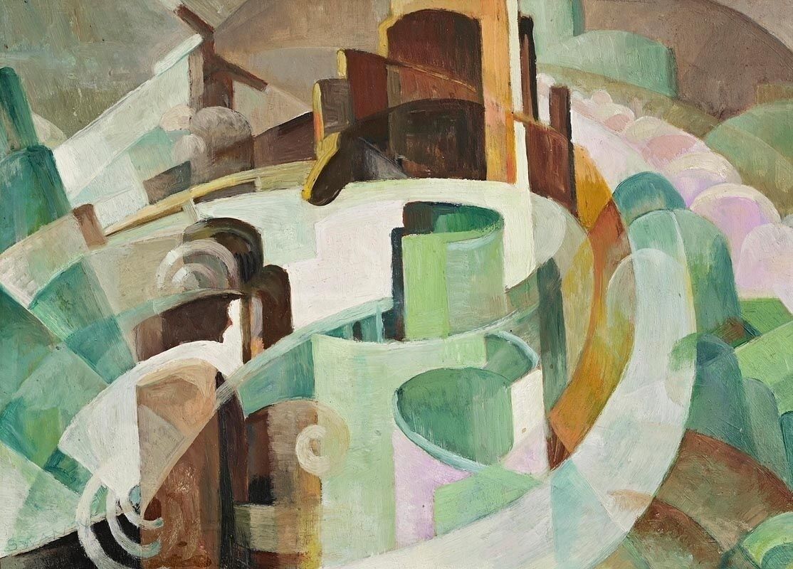 Mary Swanzy's 'Mercury's Orbit'. Mary Swanzy's 'Mercury's Orbit'.