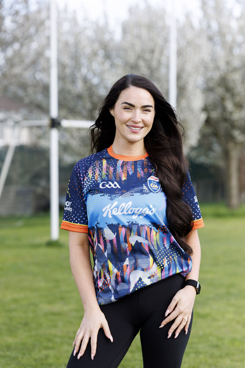 Laura Fox at the launch of the 2026 Kellogg’s GAA Cúl Camps.