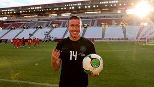 <p>JACK IN THE SQUAD: Ireland's Jack Moylan celebrates after scoring a hat-trick. Pic: ©INPHO/Ryan Byrne.</p> <p>JACK IN THE SQUAD: Ireland's Jack Moylan celebrates after scoring a hat-trick. Pic: ©INPHO/Ryan Byrne.</p>