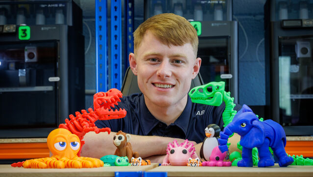 <p>Adam Brennan used his experience as an engineering and special needs teacher to make sensory toys for his pupils. Picture: Dylan Vaughan</p>