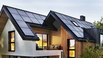 Modern House with Solar Panels