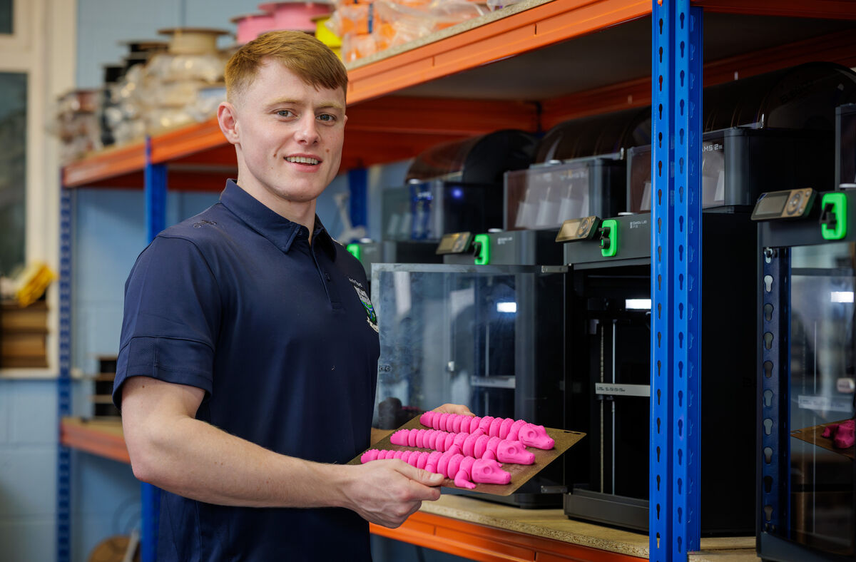 Adam Brennan of Sona Sensory Eco Toys at his workshop in Castlecomer, Co Kilkenny. Picture: Dylan Vaughan Adam Brennan of Sona Sensory Eco Toys at his workshop in Castlecomer, Co Kilkenny. Picture: Dylan Vaughan