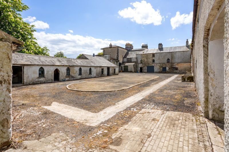 Some of the outbuildings of Rath House. Some of the outbuildings of Rath House.