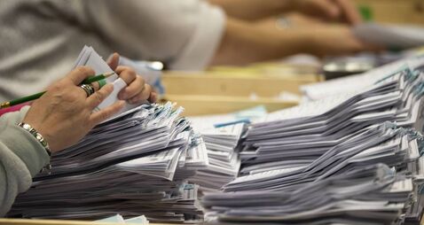 counting ballot papers