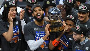 <p>This will be the Knicks third appearance in the finals since winning their last title in 1973. They lost to Houston in 1994 and San Antonio in 1999. Pic: Jaon Miller/Getty Images)</p> <p>This will be the Knicks third appearance in the finals since winning their last title in 1973. They lost to Houston in 1994 and San Antonio in 1999. Pic: Jaon Miller/Getty Images)</p>