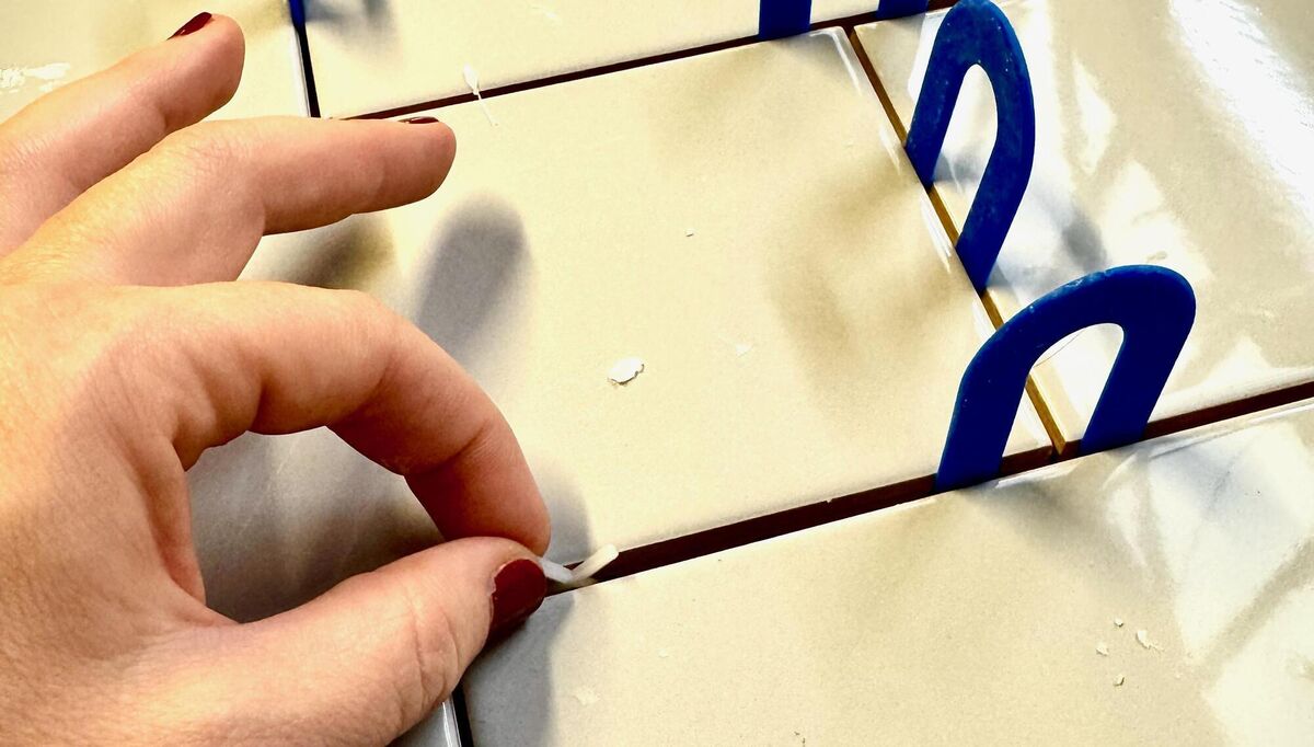 Small tile spacers are fiddly to remove, says Jennifer Sheahan who advises we invest in the bigger ones. Small tile spacers are fiddly to remove, says Jennifer Sheahan who advises we invest in the bigger ones.