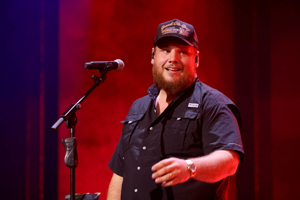 Luke Combs is at Slane. Picture: David Parry/PA Luke Combs is at Slane. Picture: David Parry/PA