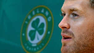 <p>Ireland captain Nathan Collin said discussions between players regarding the Nations League games against Israel will take place when senior members are together. Pic: Stephen McCarthy/Sportsfile</p>