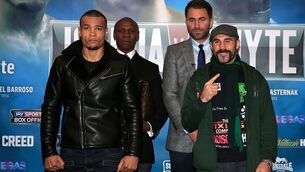 Anthony Joshua v Dillian Whyte Press Conference - Four Seasons Hotel