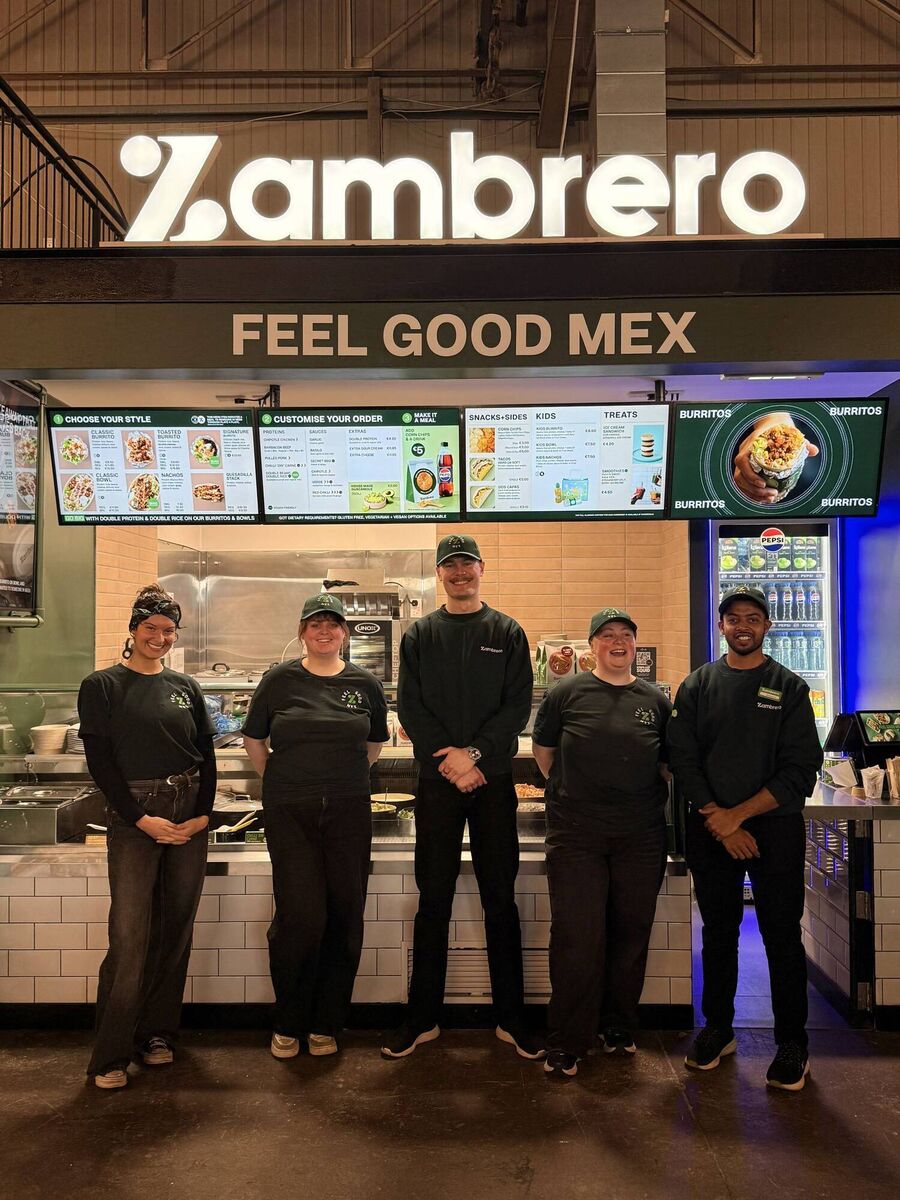 The Zambrero team at the Marina Market Cork. Picture: Rebecca Doody. The Zambrero team at the Marina Market Cork. Picture: Rebecca Doody.