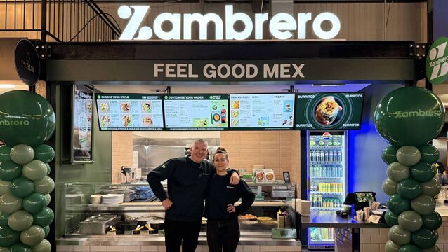<p>Niall O'Connor, operations manager and Jess Womersley, area manager of Zambrebro. Picture: Rebecca Doody.</p>