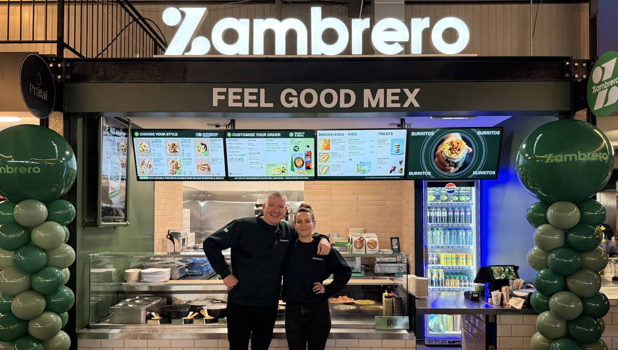 Mexican restaurant Zambrero opens fifth Cork location at the Marina Market