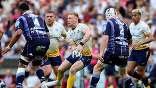 <p>Ciarán Frawley's performance off the bench for Leinster against Bordeaux in the Champions Cup final was one of the few positives for the Irish side. Pic: ©INPHO/James Crombie</p> <p>Ciarán Frawley's performance off the bench for Leinster against Bordeaux in the Champions Cup final was one of the few positives for the Irish side. Pic: ©INPHO/James Crombie</p>