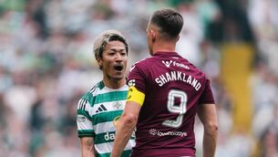 <p>HEY THERE YOU WITH THE SAD FACE: Lawrence Shankland has targeted regular silverware with Rangers after securing his “dream” move to Ibrox. Pic: Andrew Milligan/PA Wire.</p>