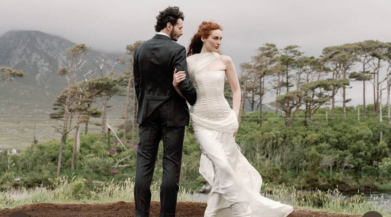 Roz Purcell stuns in Irish design and wellies as she shares details of second wedding in Connemara 