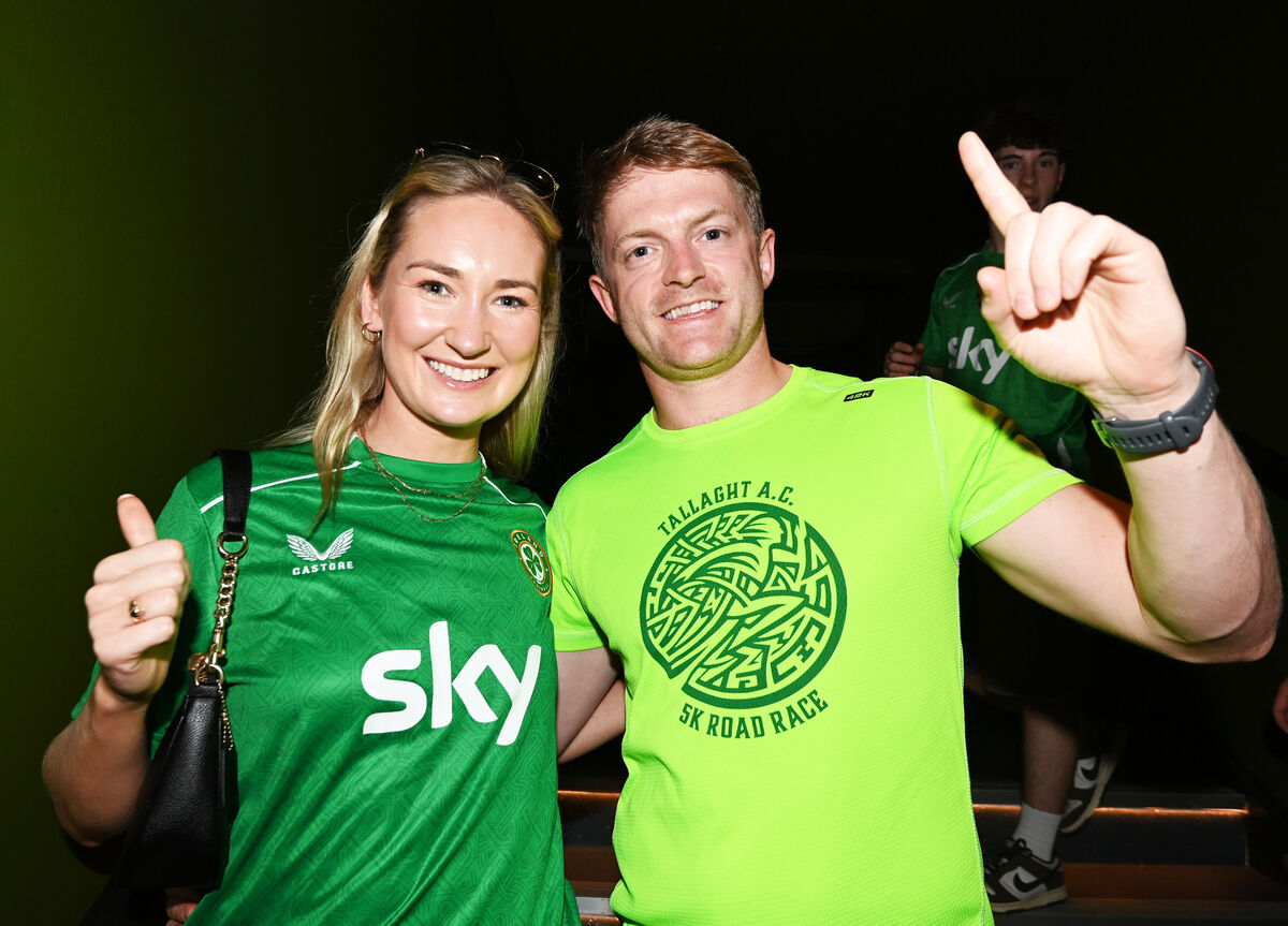 Niamh O'Keeffe and Gearoid Crowley, Bandon at the Kneecap concert at The Savoy, Cork. Picture: Eddie O'Hare Niamh O'Keeffe and Gearoid Crowley, Bandon at the Kneecap concert at The Savoy, Cork. Picture: Eddie O'Hare