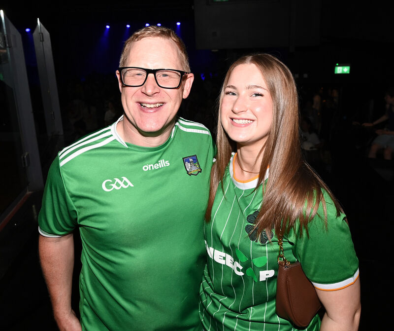 Peter and Sofia Walsh at the Kneecap concert to launch their new album Fenian at The Savoy, Cork. Picture: Eddie O'Hare Peter and Sofia Walsh at the Kneecap concert to launch their new album Fenian at The Savoy, Cork. Picture: Eddie O'Hare
