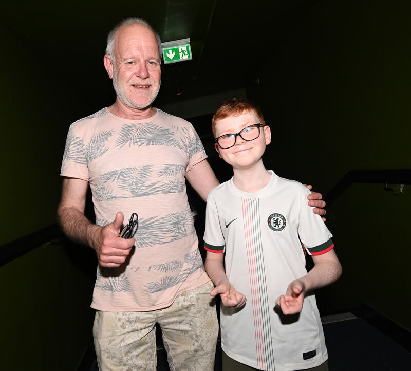 Terry and Louie O'Connor. Picture; Eddie O'Hare Terry and Louie O'Connor. Picture; Eddie O'Hare