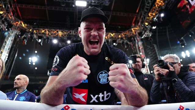 <p>Tyson Fury returned to the ring in April after a 16-month absence. Pic: Bradley Collyer/PA Wire</p>