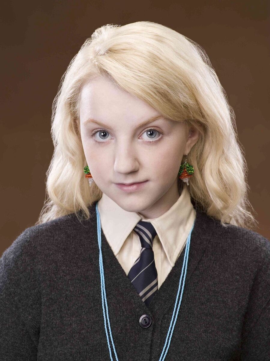 Evanna Lynch as Luna Lovegood in 'Harry Potter and the Order of the Phoenix.' Picture: Warner Brothers Evanna Lynch as Luna Lovegood in 'Harry Potter and the Order of the Phoenix.' Picture: Warner Brothers