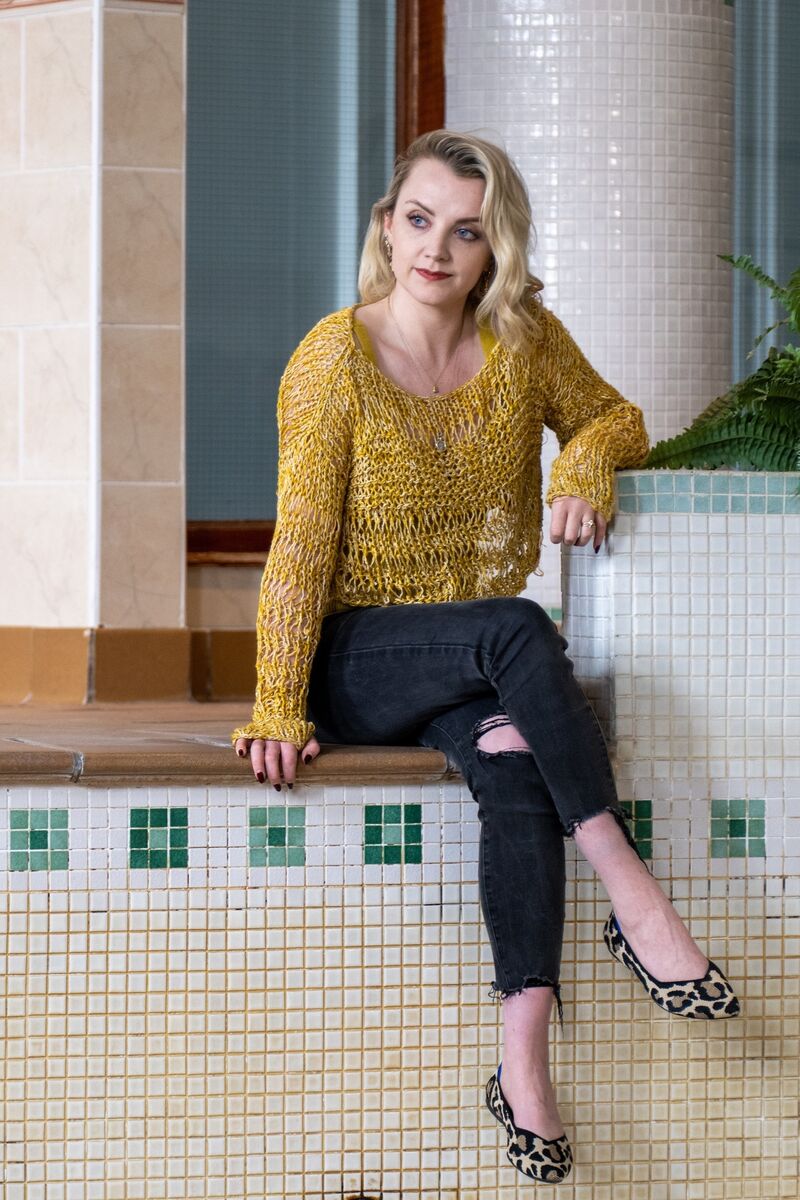 Evanna Lynch pictured inside the disused swimming pool beneath The Metropole Hotel, which will become the stage for the upcoming production of Pool (No Water) during Cork Midsummer Festival. Picture: Chani Anderson Evanna Lynch pictured inside the disused swimming pool beneath The Metropole Hotel, which will become the stage for the upcoming production of Pool (No Water) during Cork Midsummer Festival. Picture: Chani Anderson