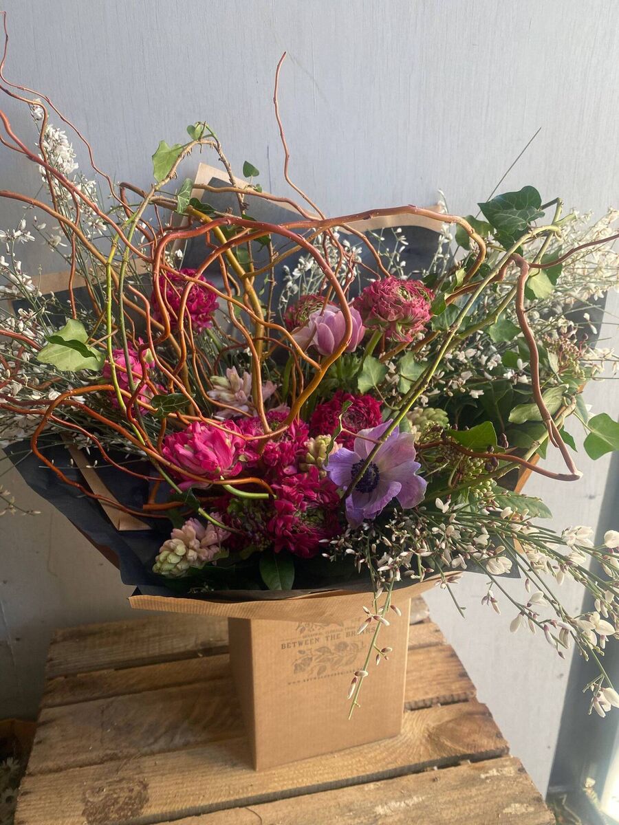 Taylor Nelsen's Between The Briars specializes in providing environmentally-conscious customers with seasonal flowers. Taylor Nelsen's Between The Briars specializes in providing environmentally-conscious customers with seasonal flowers.