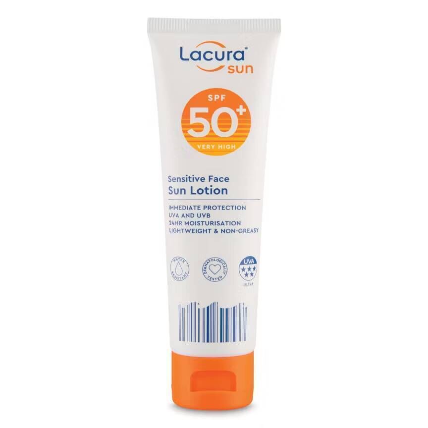 6. Lacura Sun Sensitive Face Sun Lotion SPF 50+ 6. Lacura Sun Sensitive Face Sun Lotion SPF 50+